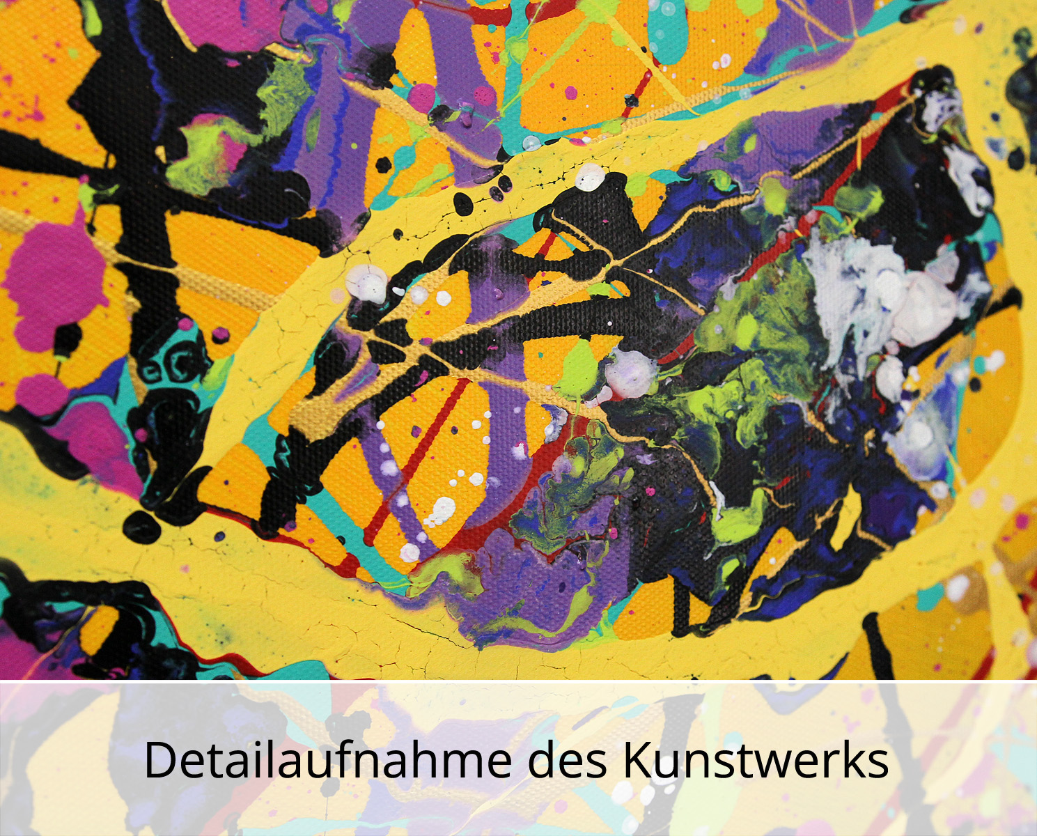 Abstrakte Originalkunst : Sternenwiege II, G. Hung, Unikat
