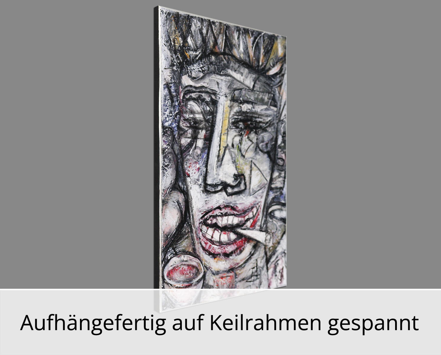 Moderne Kunst, K. Namazi: "Der Hedonist I", (Origina/Unikat)