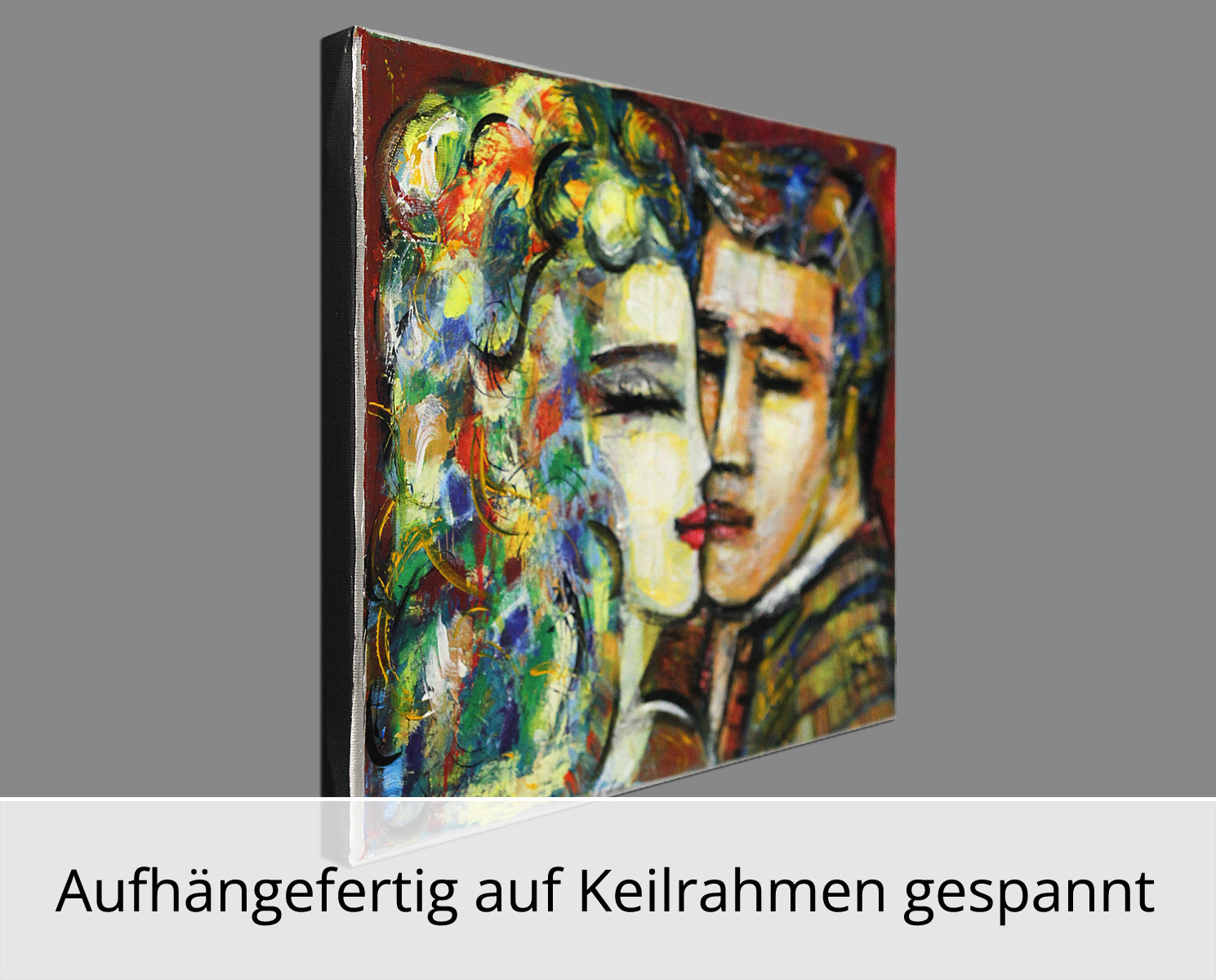 Moderne Kunst: Fragrant Kiss I, K. Namazi, Original/Unikat, inkl. Bilderrahmen inkl. Museumsglas, si