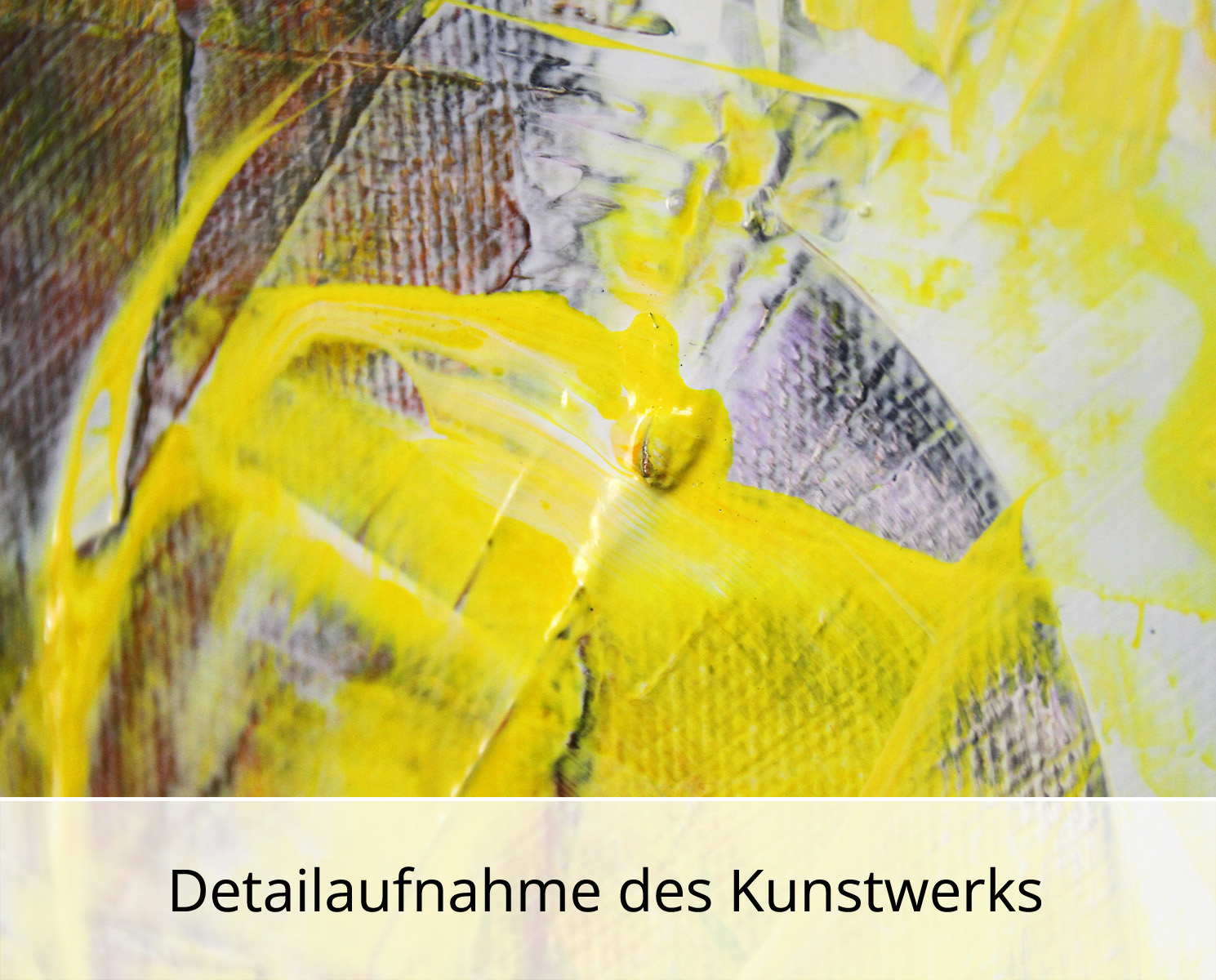 C. Middendorf: "Sonnenlicht", abstraktes Originalgemälde (Unikat) (A)