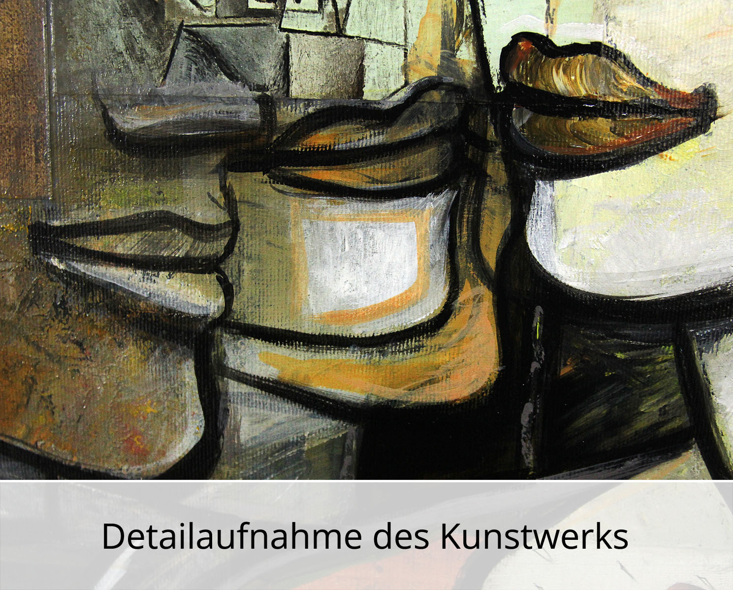 K. Namazi: "Sehnsucht im Blick II", modernes Originalgemälde (Unikat)
