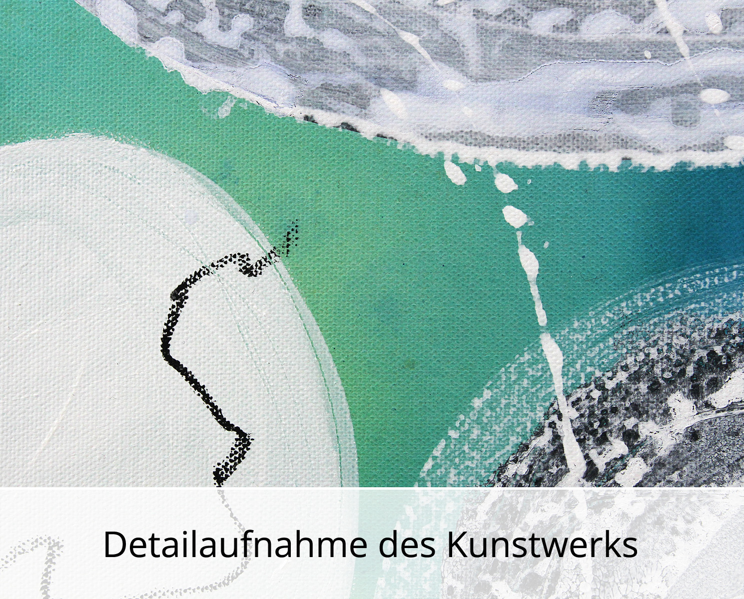 M.Kühne: Summer vibes, modernes Originalgemälde (Unikat)