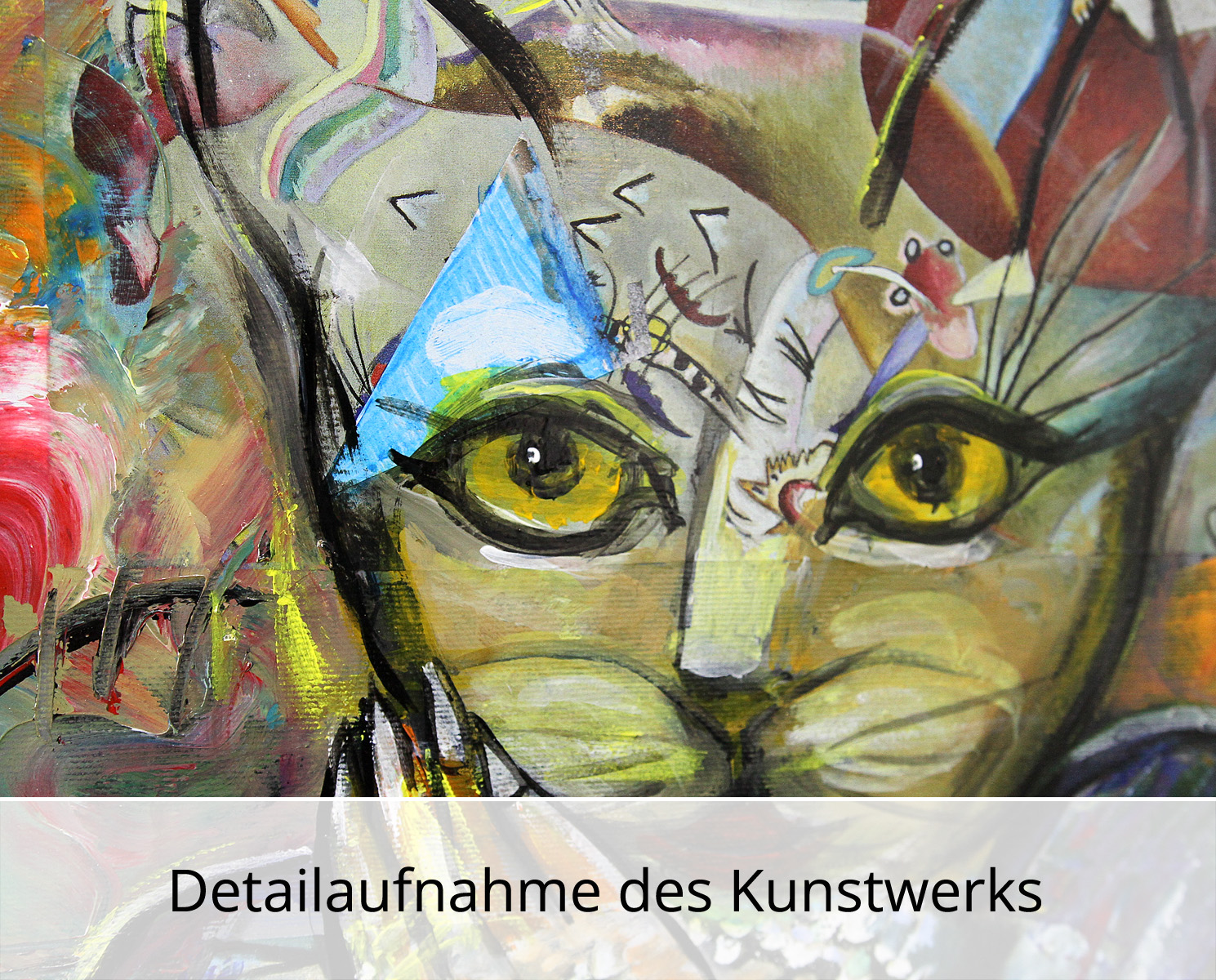 Moderne Kunst, K. Namazi: "Fragmente eines Traums II", (Original/Unikat)