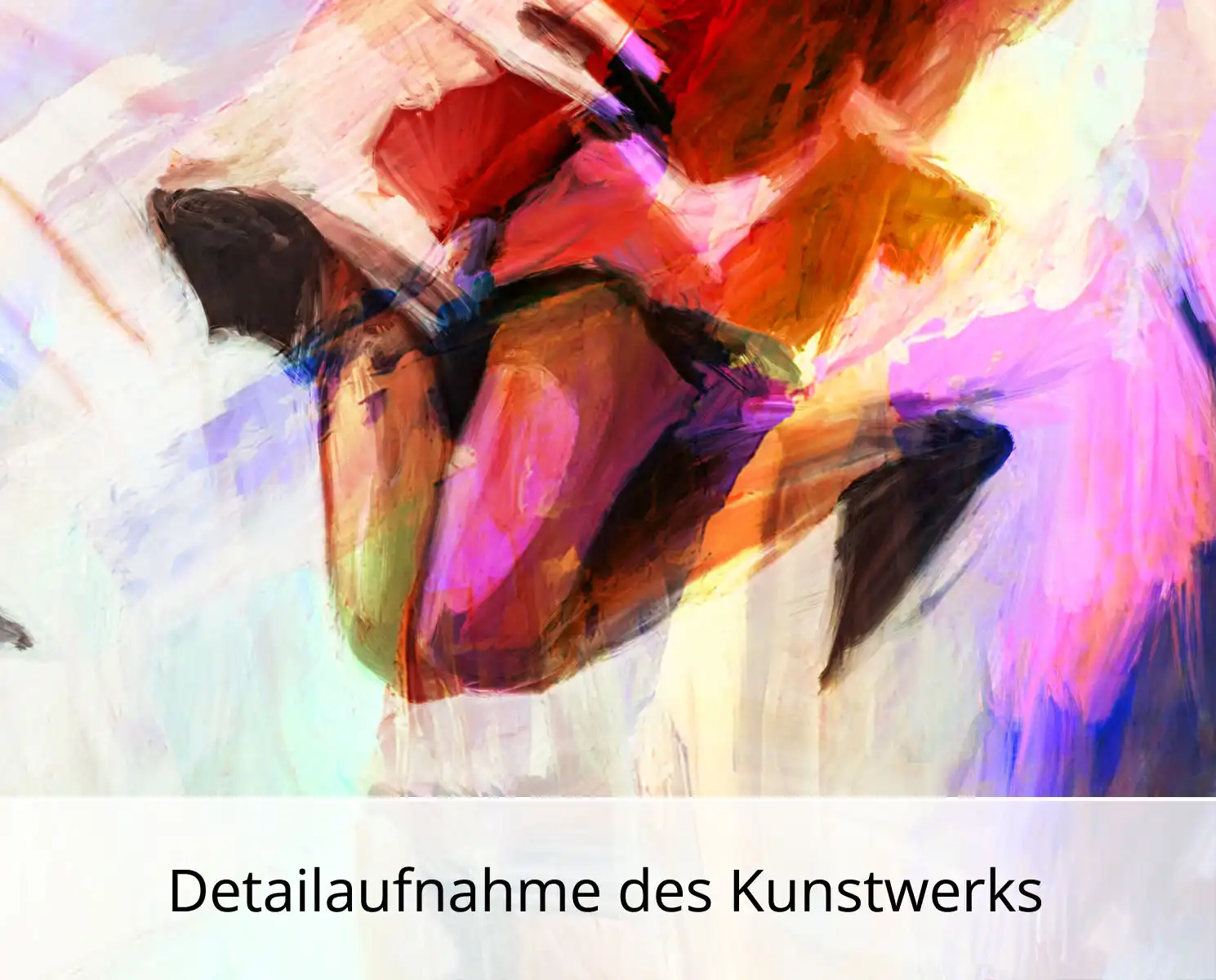 Moderne Kunst: "Freudensprünge", H. Mühlbauer-Gardemin, Original/serielles Unikat