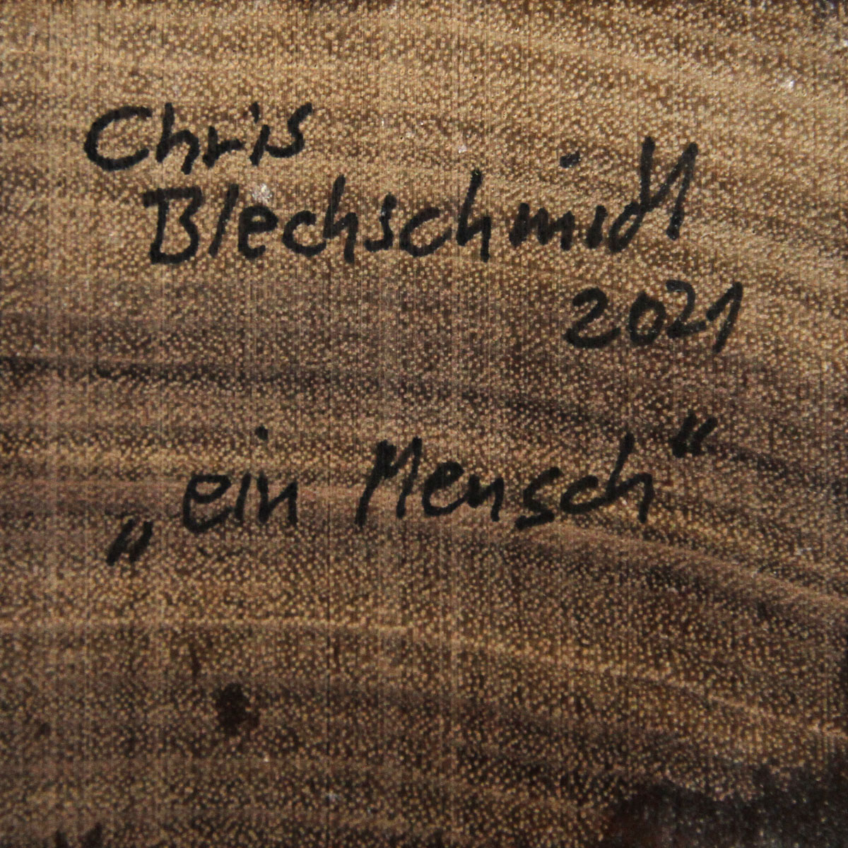 C. Blechschmidt: "Ein Mensch", zeitgenössische Plastik, Original/Unikat