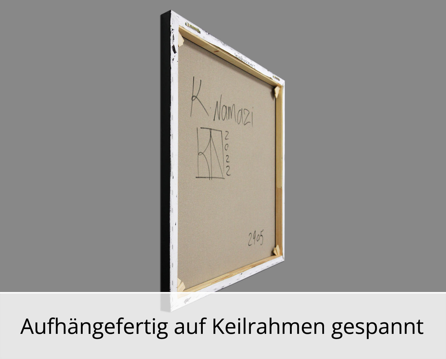 K. Namazi: "Gedankenschema I", originales Acrylgemälde, Unikat
