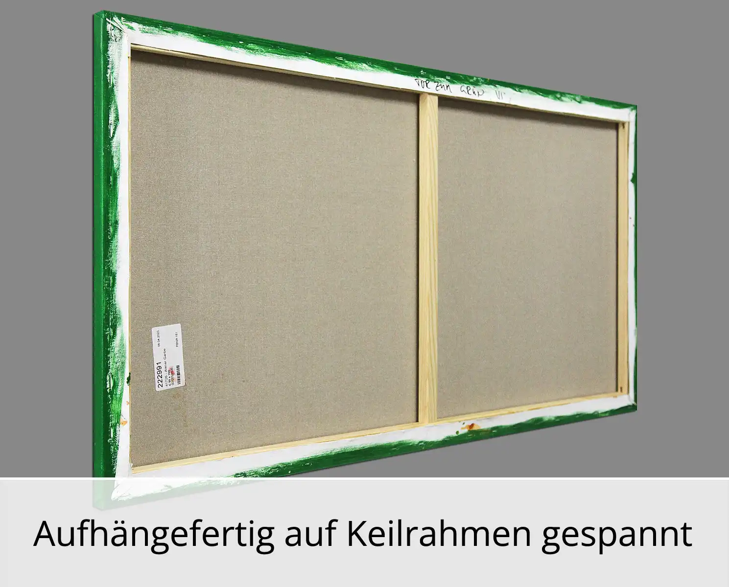 Abstraktes Originalgemälde: "Tor zum Grün VII", R. König, Unikat