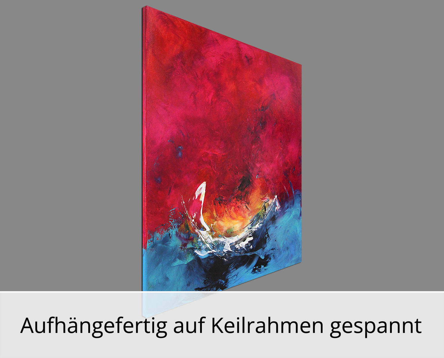 C. Middendorf: Flächenbrand VII, abstraktes Originalgemälde (Unikat)