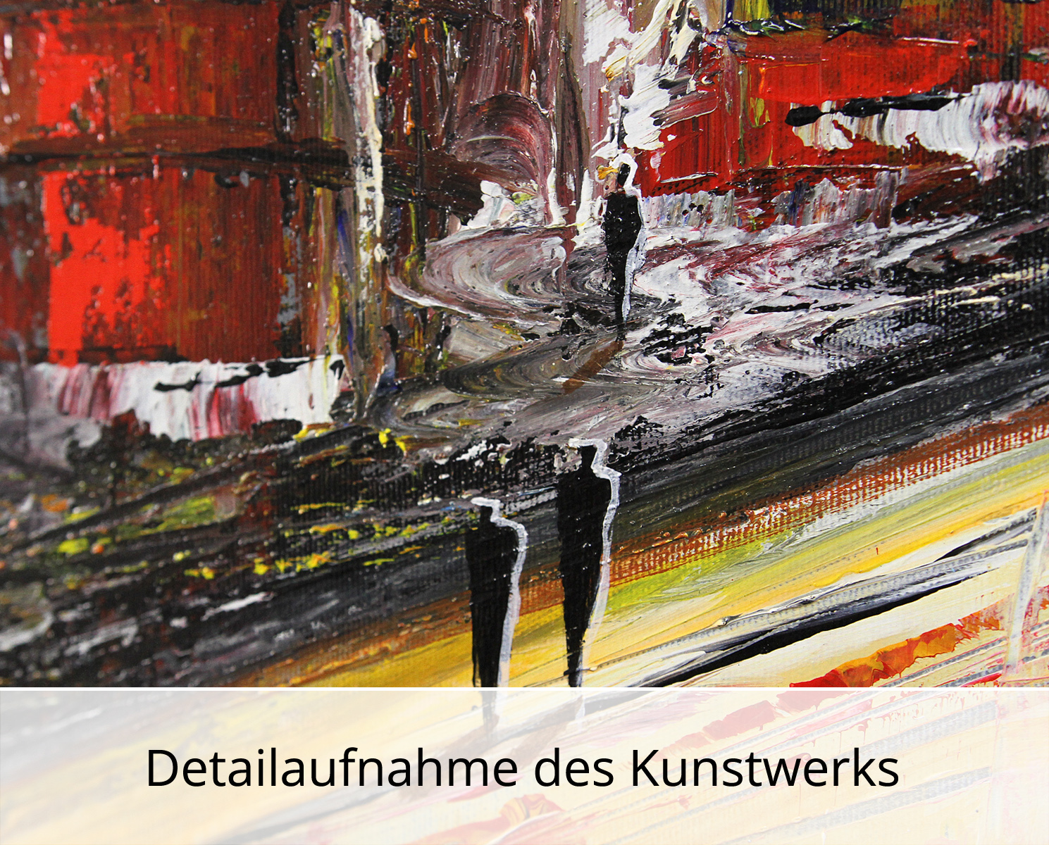 Acrylgemälde , K. Namazi: "Kolosseum der Neuzeit I", (Original/Unikat)