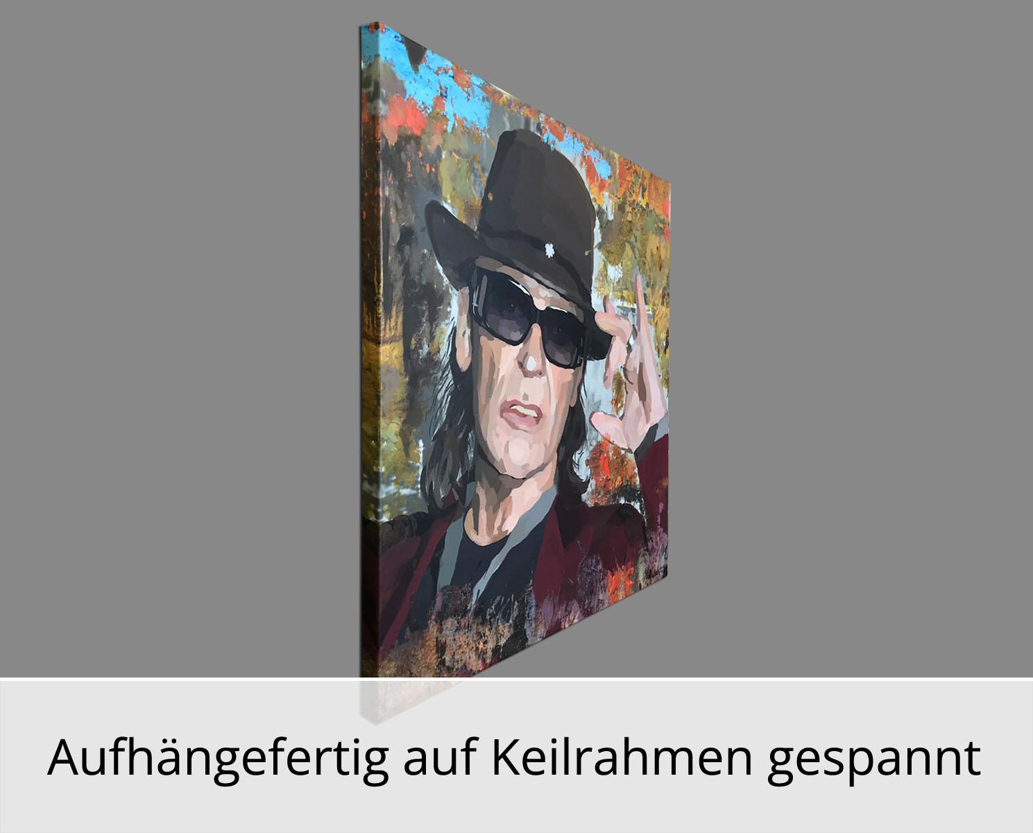 H. Mühlbauer-Gardemin: "Udo Lindenberg", Moderne Pop Art, Original/serielles Unikat