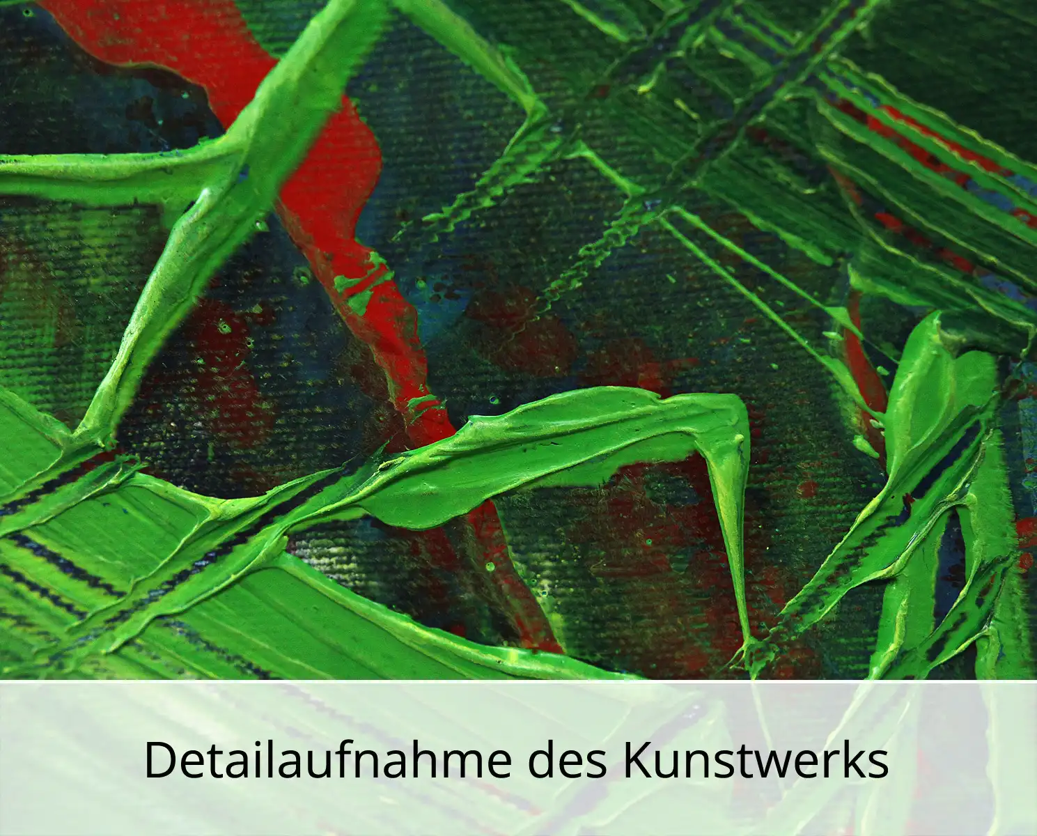 Mehrteilige Acrylbilder: "Camouflage II", R. König, Originalgemälde (Unikat)