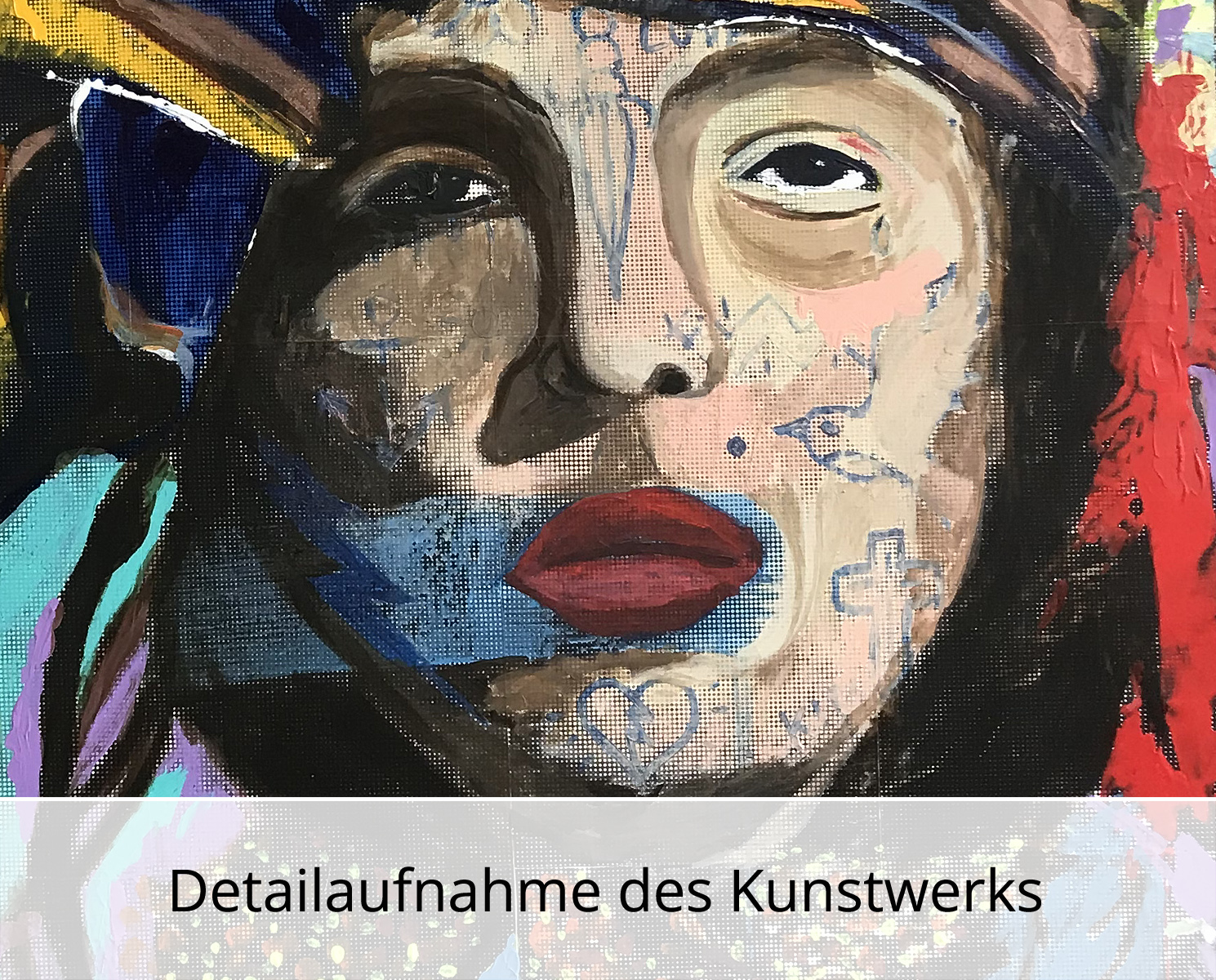 H. Mühlbauer-Gardemin: "Frauenportrait", Moderne Malerei, Original/Unikat