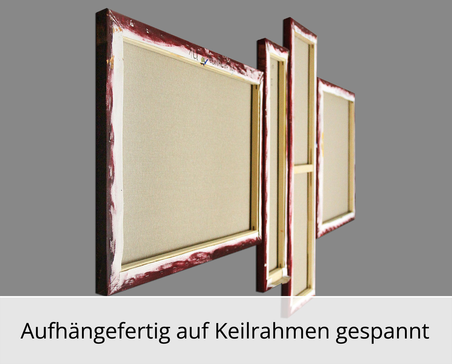 R. König: "Revival of old Values II", mehrteilige Acrylbilder, Originalgemälde (Unikat) (ri)