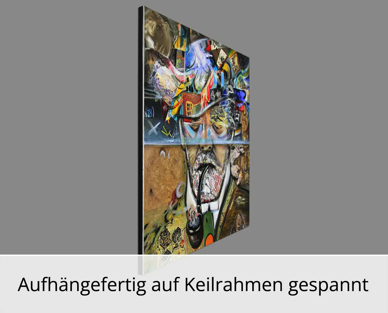 Moderne Kunst: "The World in my Head VI", K. Namazi, Original/Unikat