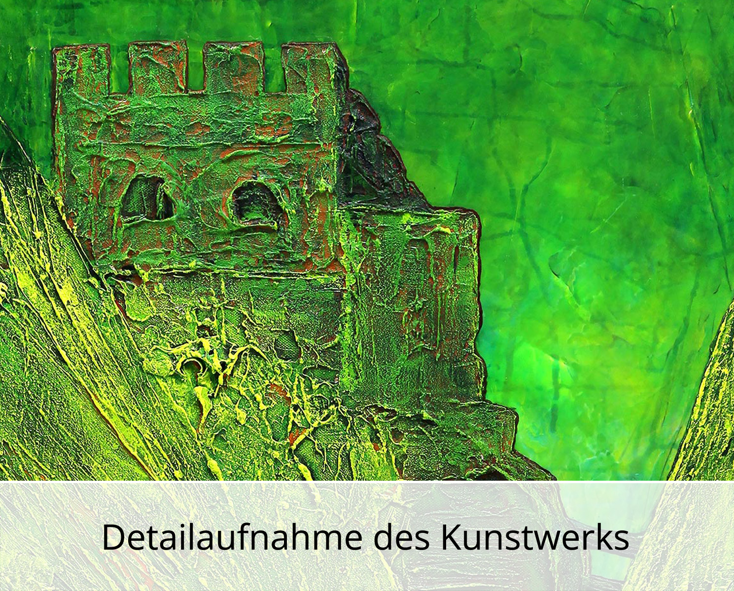 A. Garbe: "Schutzwall", Edition, signierter Kunstdruck