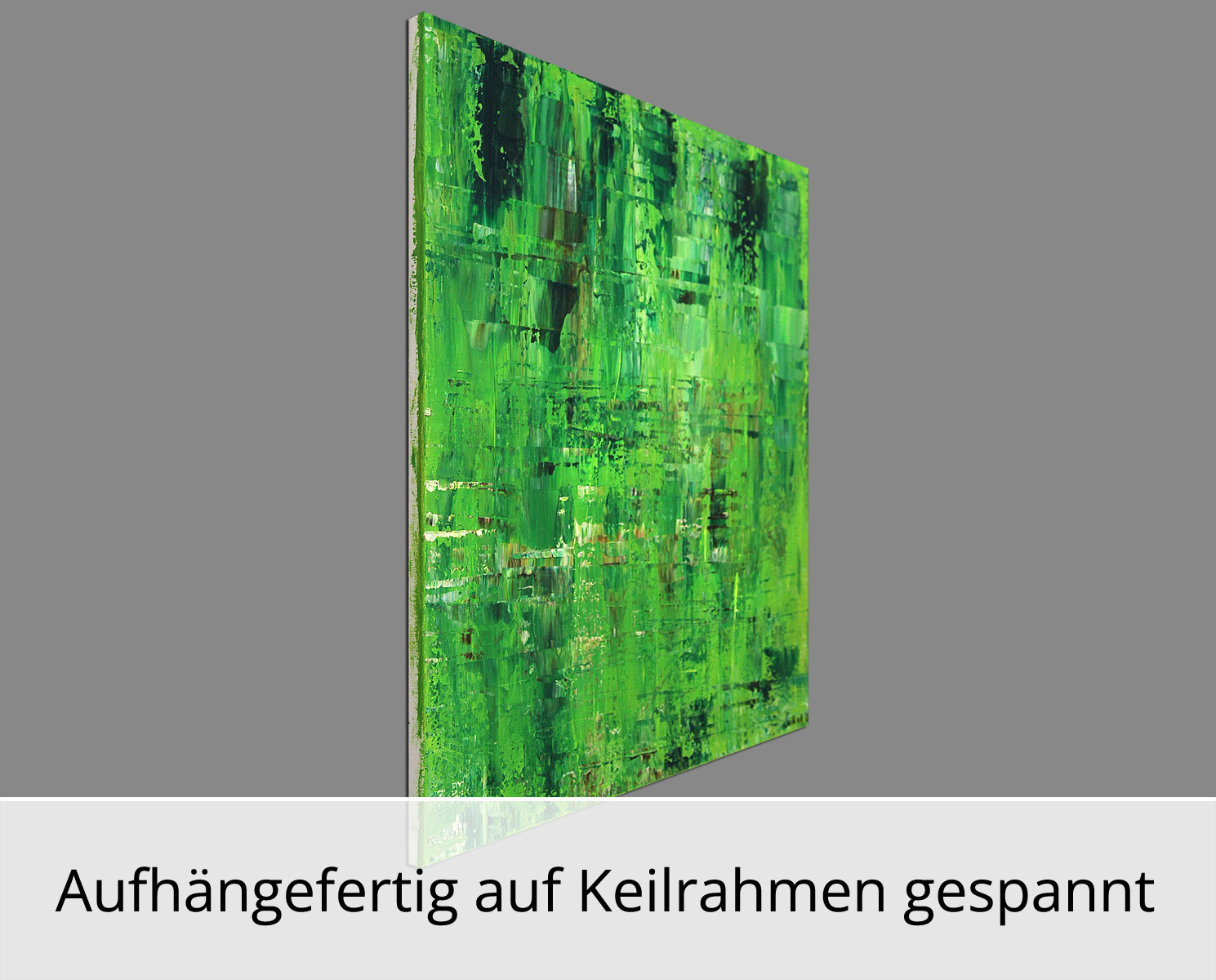 K. Sokoll: Cabins in the Green, Originalgemälde (Unikat)