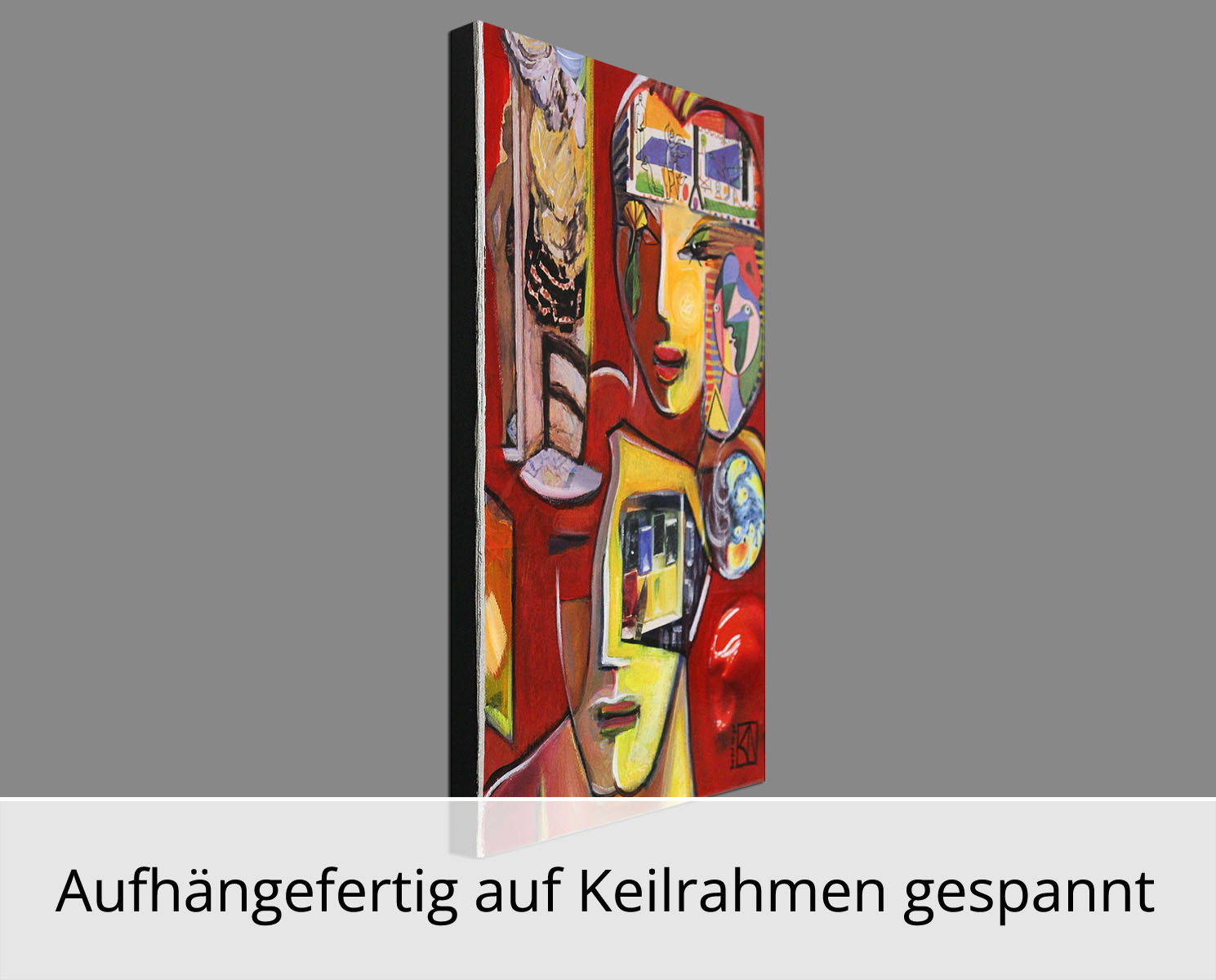 Moderne Kunst, K. Namazi: "Colourful Memories I", (Original/Unikat)