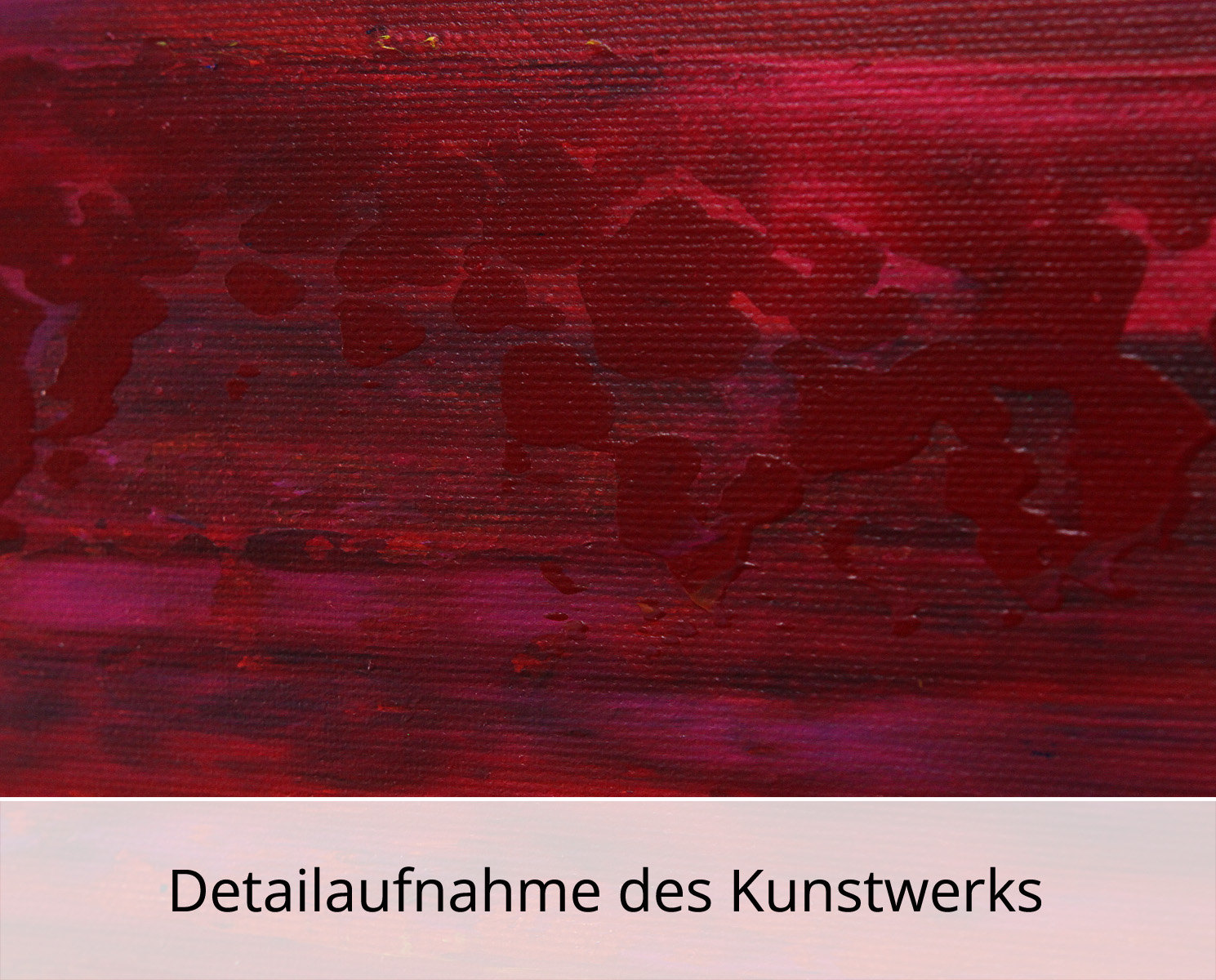J. Fernandez: "Und der Himmel war pink II", Originalgemälde (Unikat), Acrylbilder