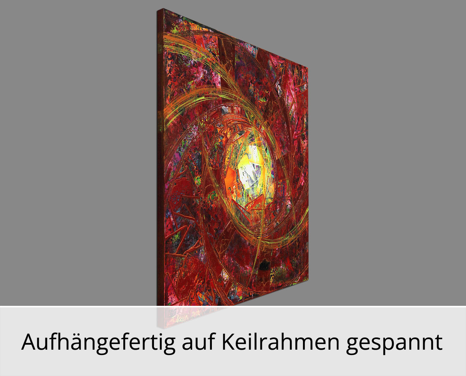R. König: "Geburt der Elemente I", abstraktes Originalgemälde (Unikat)