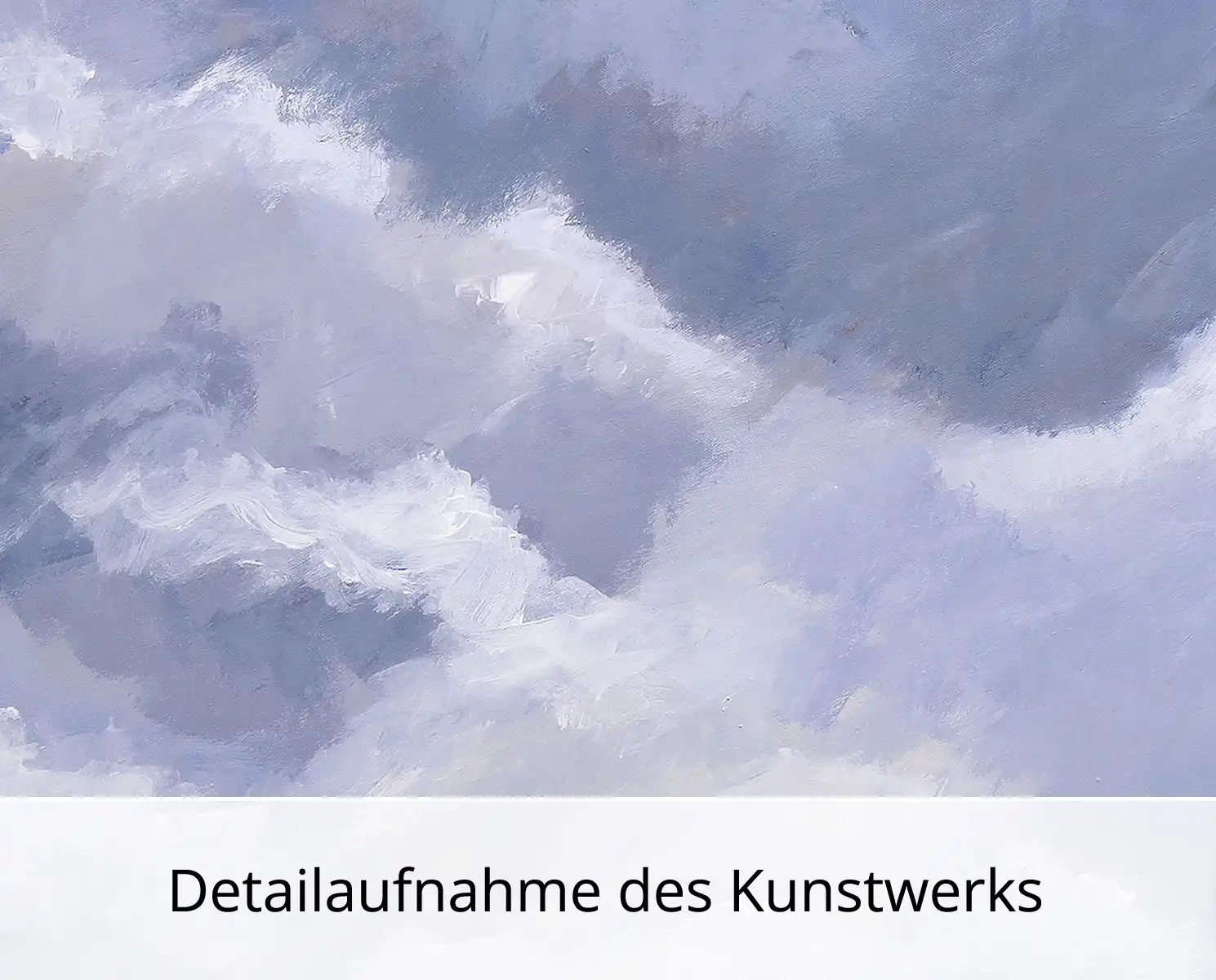 M. Kühne: "Vor dem Gewitter", Edition, signierter Kunstdruck, Nr. 1/100