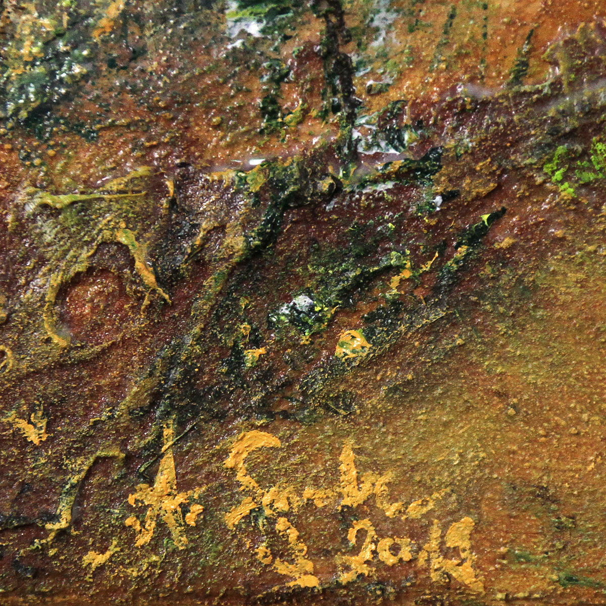 Signierte Kunstedition, A. Garbe: "Die Wiege, die von den Sternen fiel (Tnorala/Gosse Bluff)