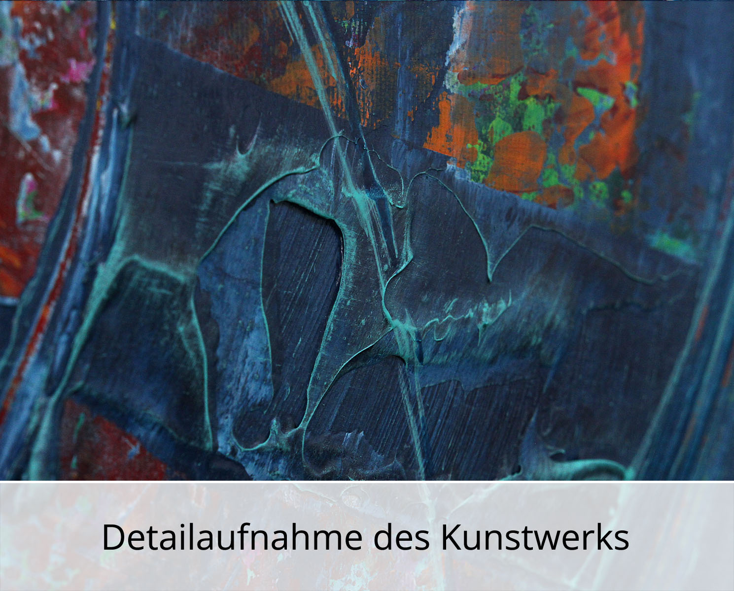R. König: "Colours of Luxury & Temptation I", abstraktes Originalgemälde (Unikat)