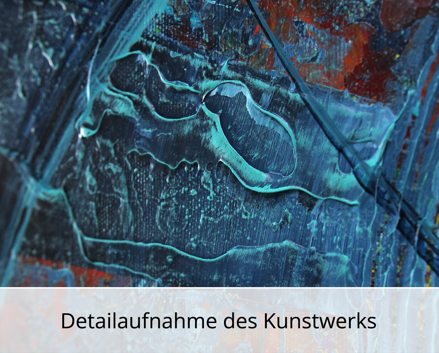 Abstraktes Originalgemälde: Colours of Luxury & Temptation III, R. König, Unikat