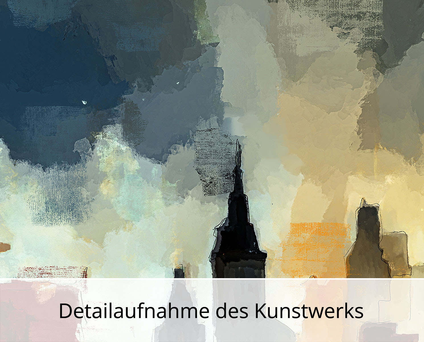 H. Mühlbauer-Gardemin: "Skyline", Moderne Pop Art, Original/serielles Unikat