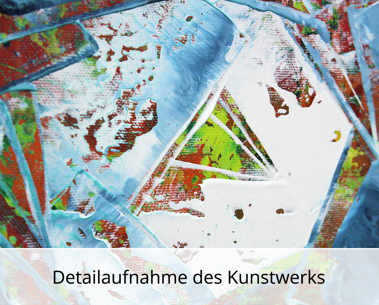 Abstraktes Originalgemälde: Reifeprozess III, R. König, Unikat