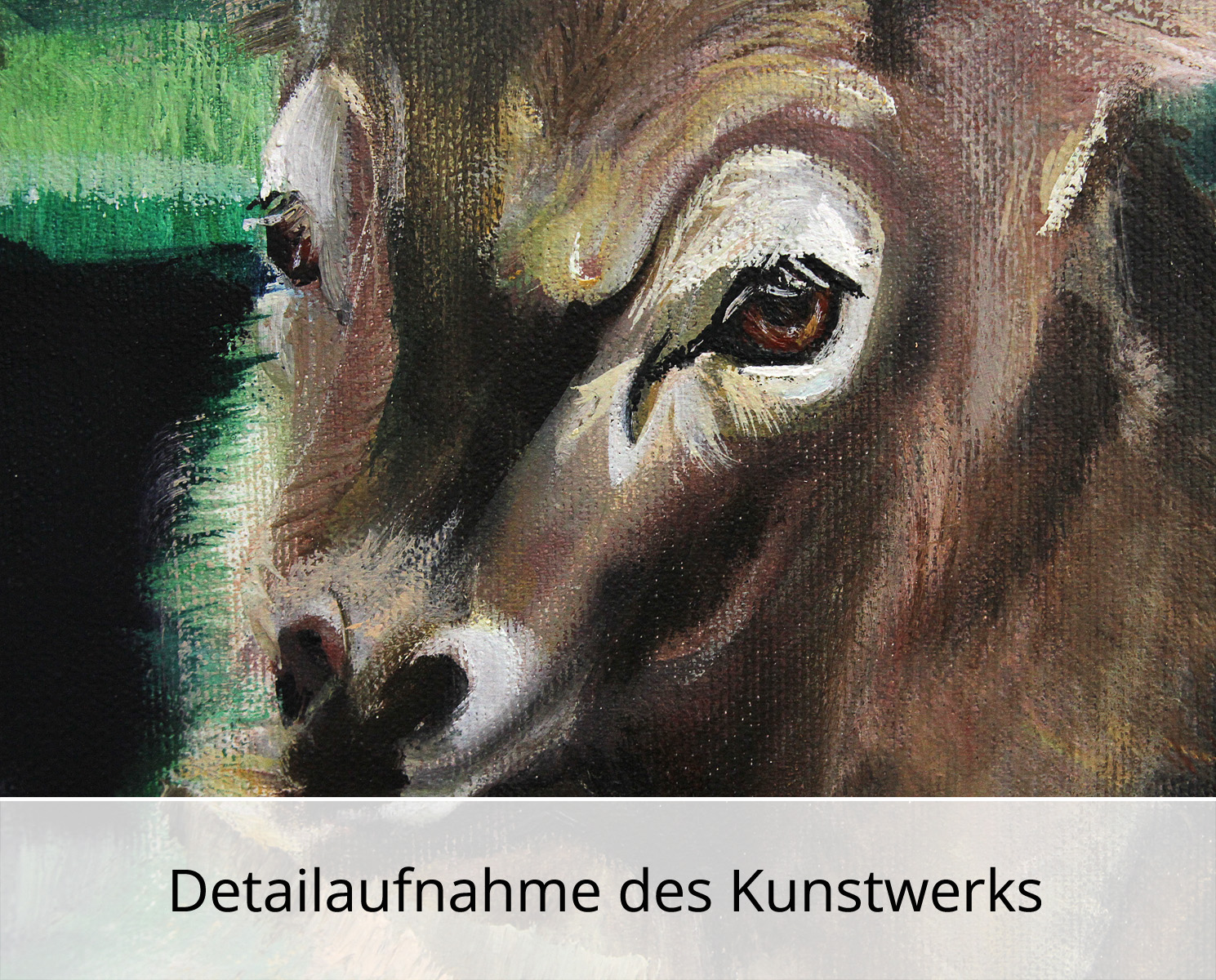 D. Block: "Der Junge aus dem Wald", Original/Unikat, expressive Ölmalerei