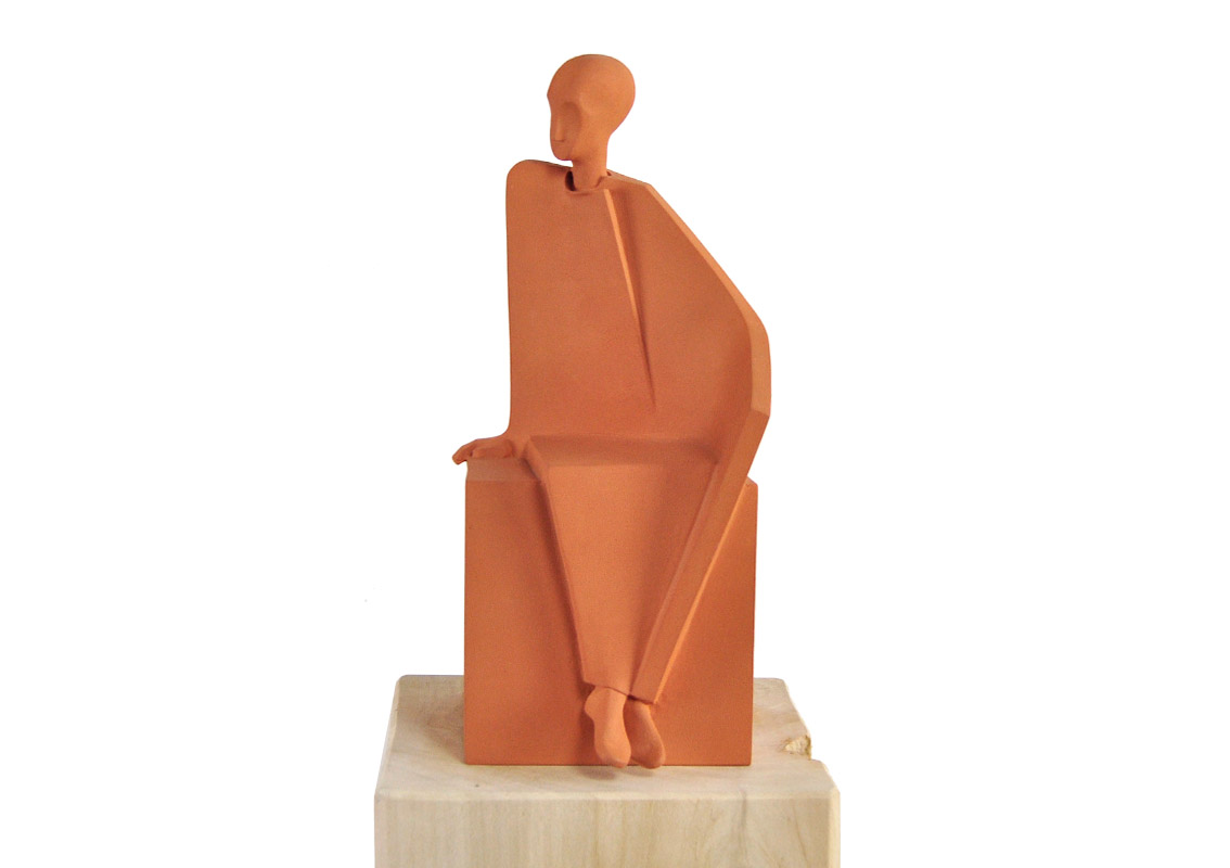 Skulptur, Andy Larrett: "Der Sitzende"