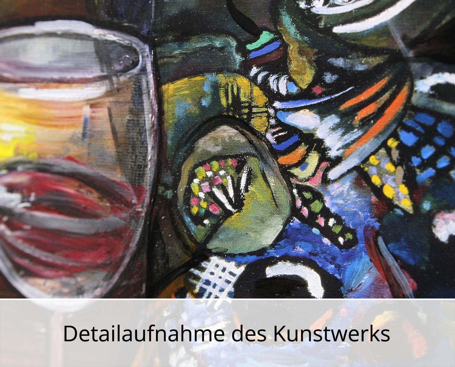 Moderne Kunst, K. Namazi: "Fragmente eines Traums II", (Original/Unikat)