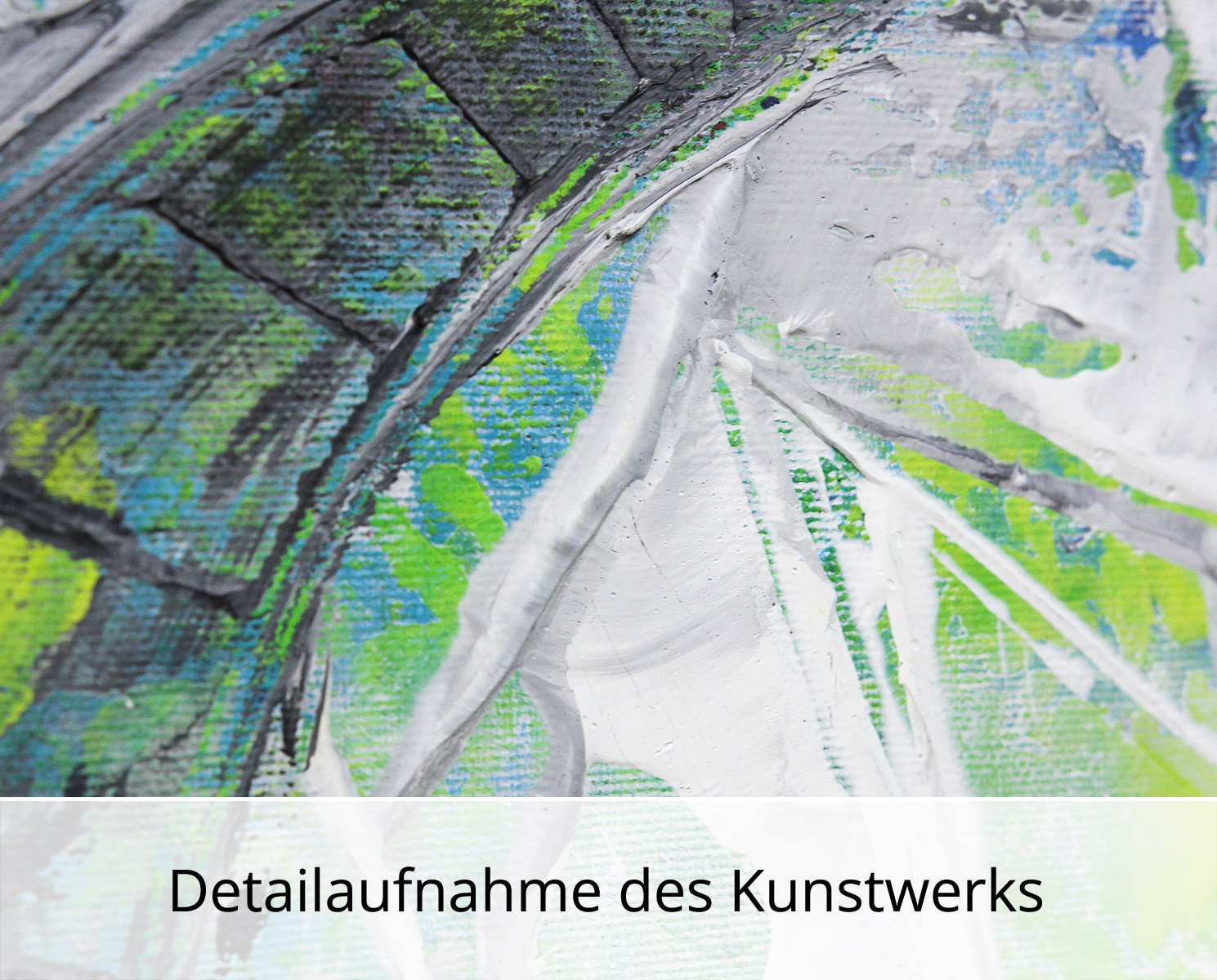 R. König: "Future Zone I", abstraktes Originalgemälde (Unikat)