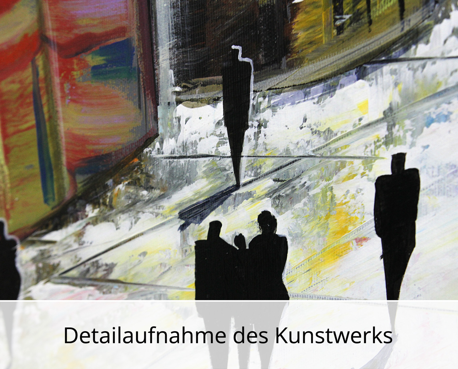 Acrylgemälde , K. Namazi: "Stadt der Superlative I", Original/ Unikat