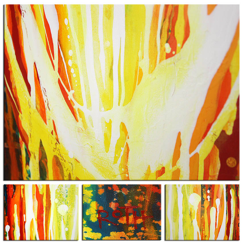 Acrylgemälde, L.Roth: "Sunflower"