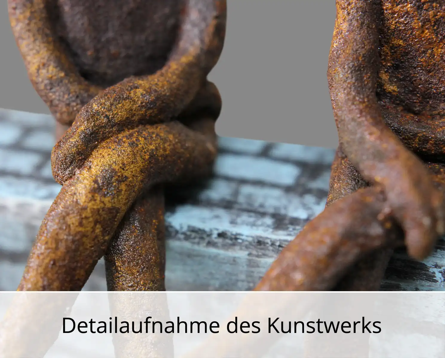 I. Schmidt: "Himmlischer Dialog IV", zeitgenössische Skulptur, Original/Unikat