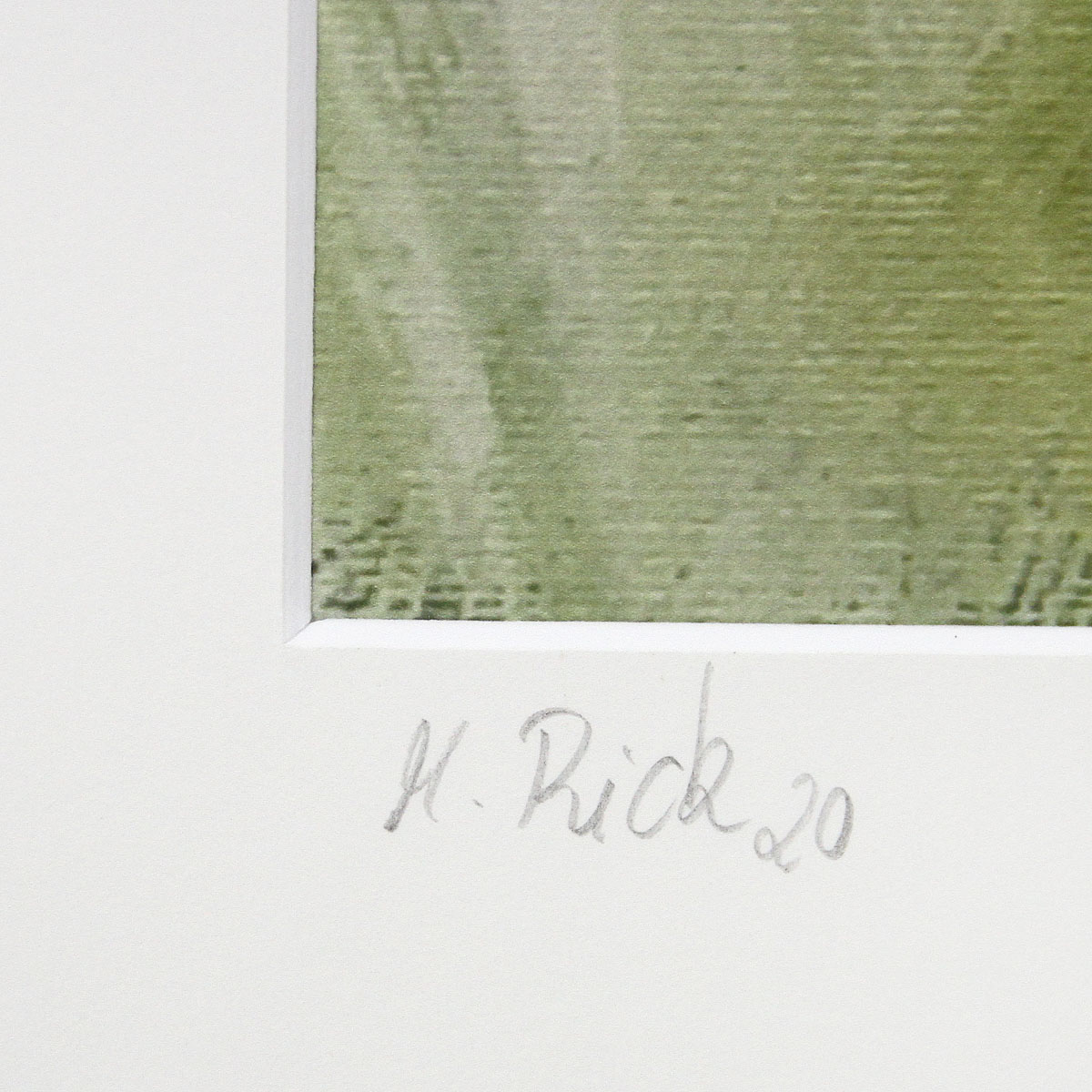 M. Rick: "Surprise", Edition, signierter Druck