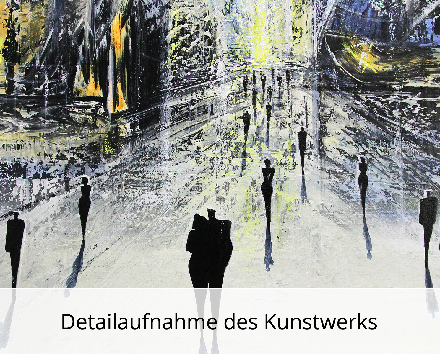 Acrylgemälde , K. Namazi: "Felsenstadt I", (Original/Unikat)