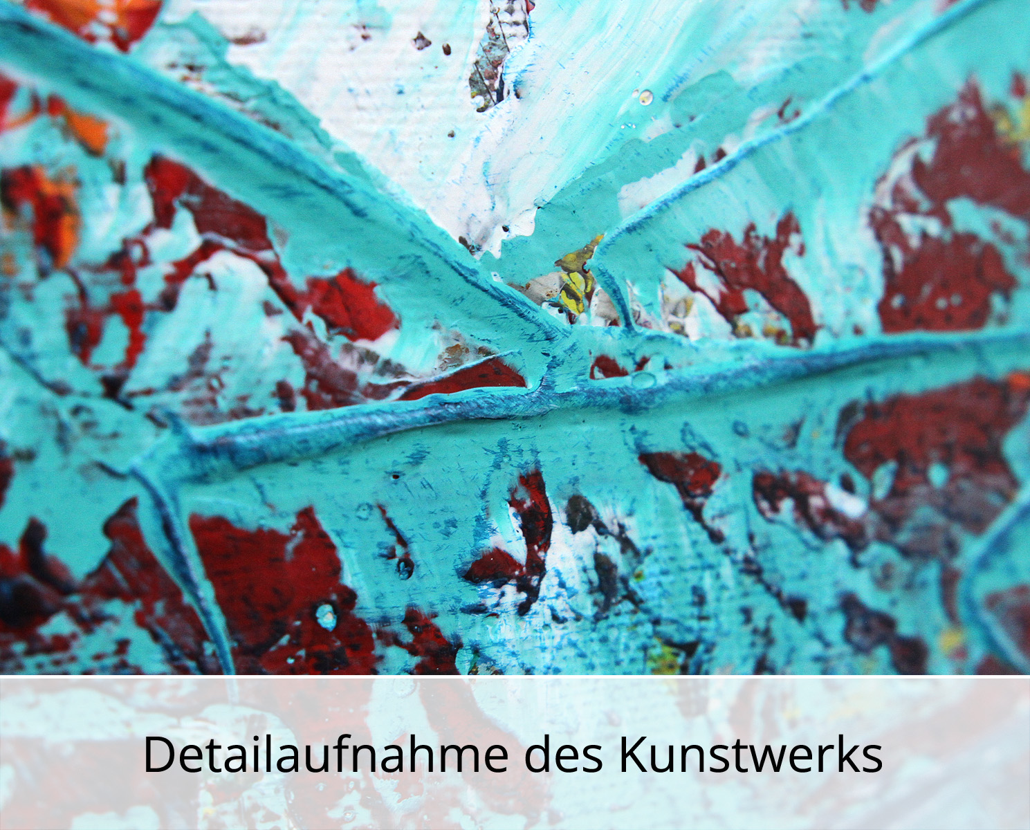 Abstraktes Originalgemälde: "Der Beginn der Unendlichkeit I", R. König, Unikat