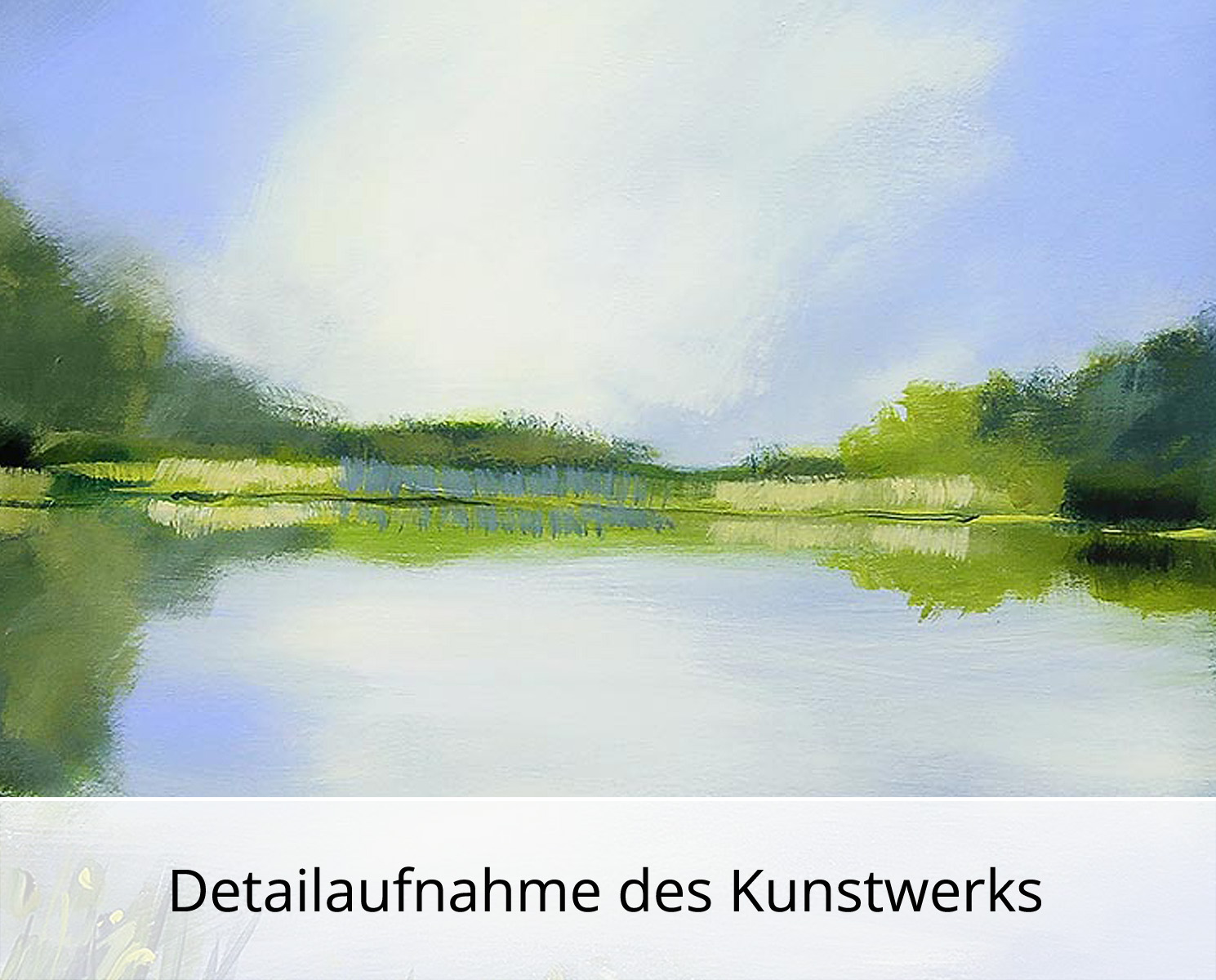 Limitierte Edition auf Papier, M. Kühne: "Waldsee", signierter Fineartprint, Nr. 1/150