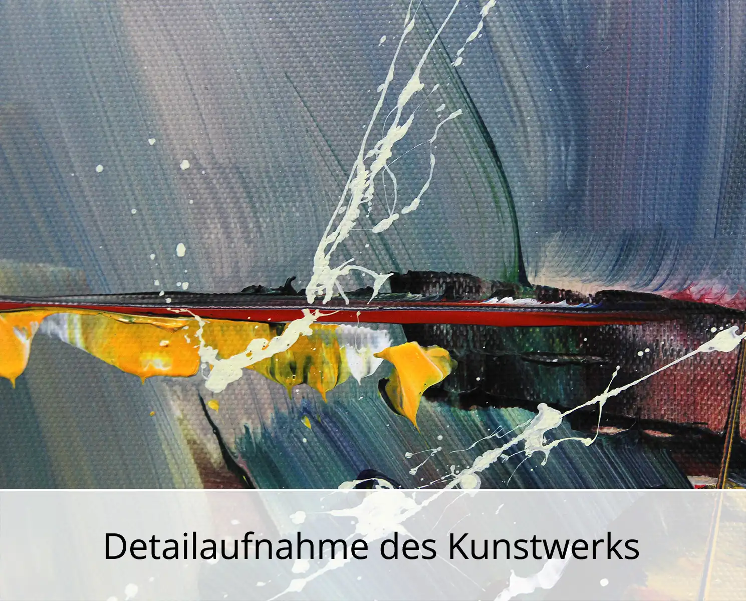 Abstrakte Originalkunst : "Himmelsspektakel I", G. Hung, Unikat
