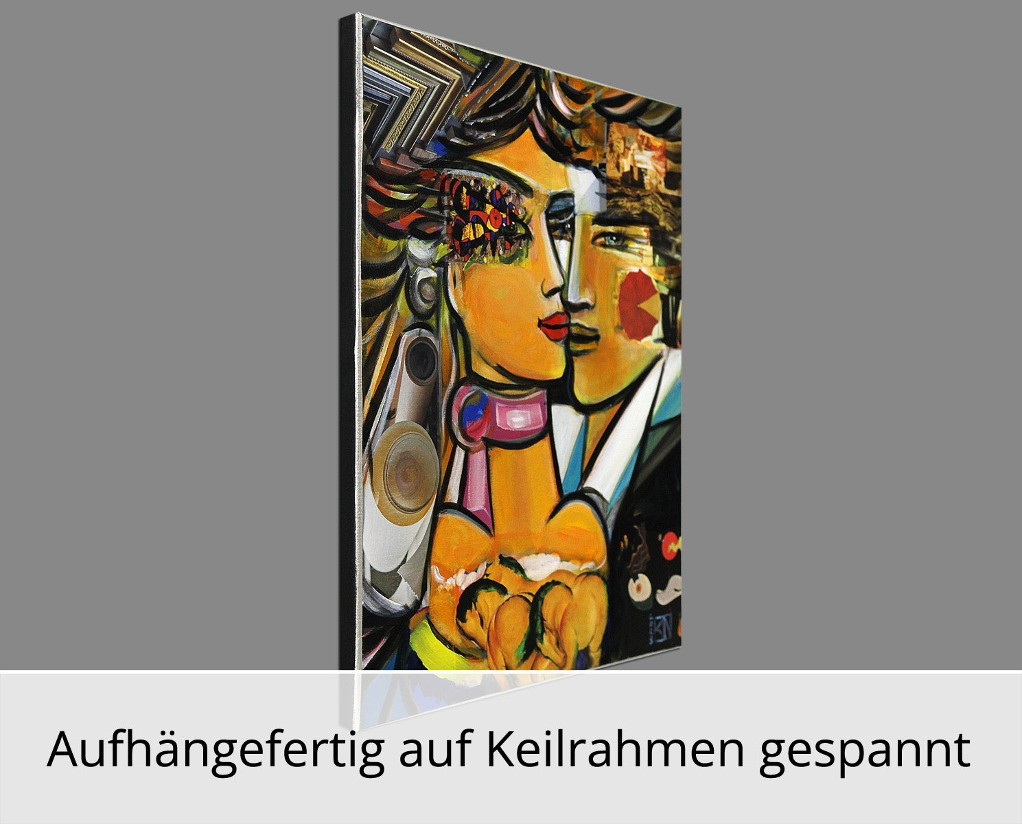 Moderne Kunst: Bis zum Horizont I, K. Namazi, Original/Unikat