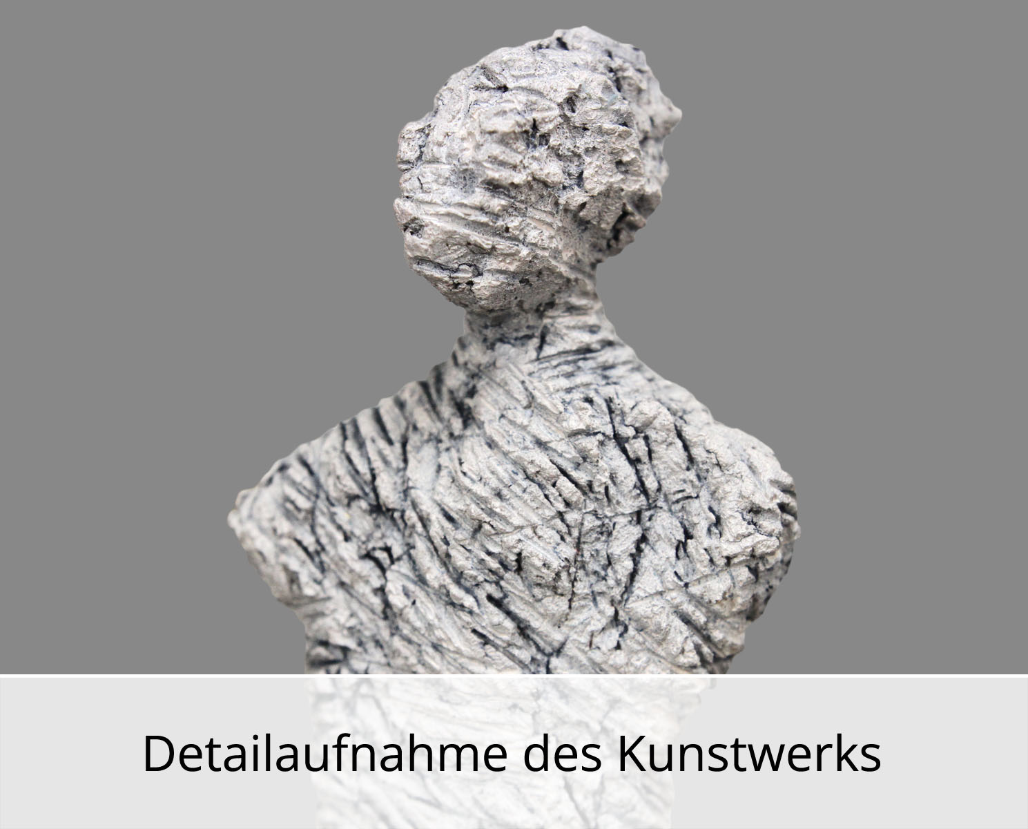 C. Blechschmidt: In weiß gehüllt, zeitgenössische Plastik, Original/Unikat