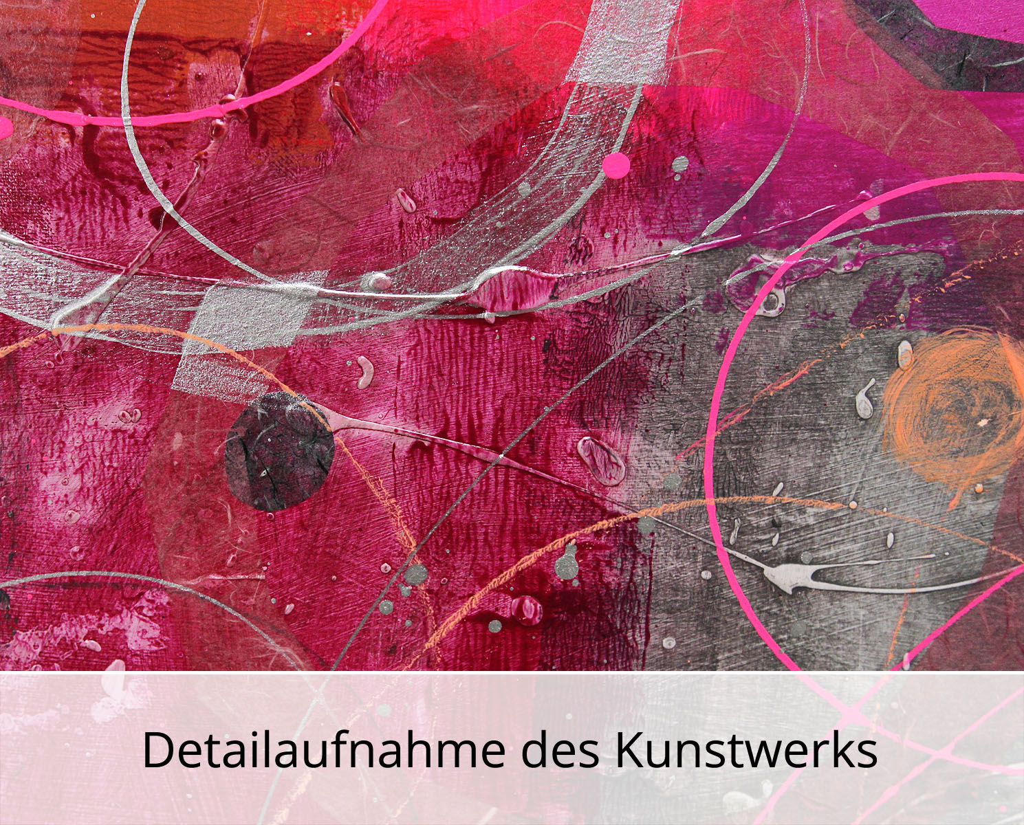 Abstrakte Malerei von Ewa Martens: Dancing Rumba, Original/Unikat
