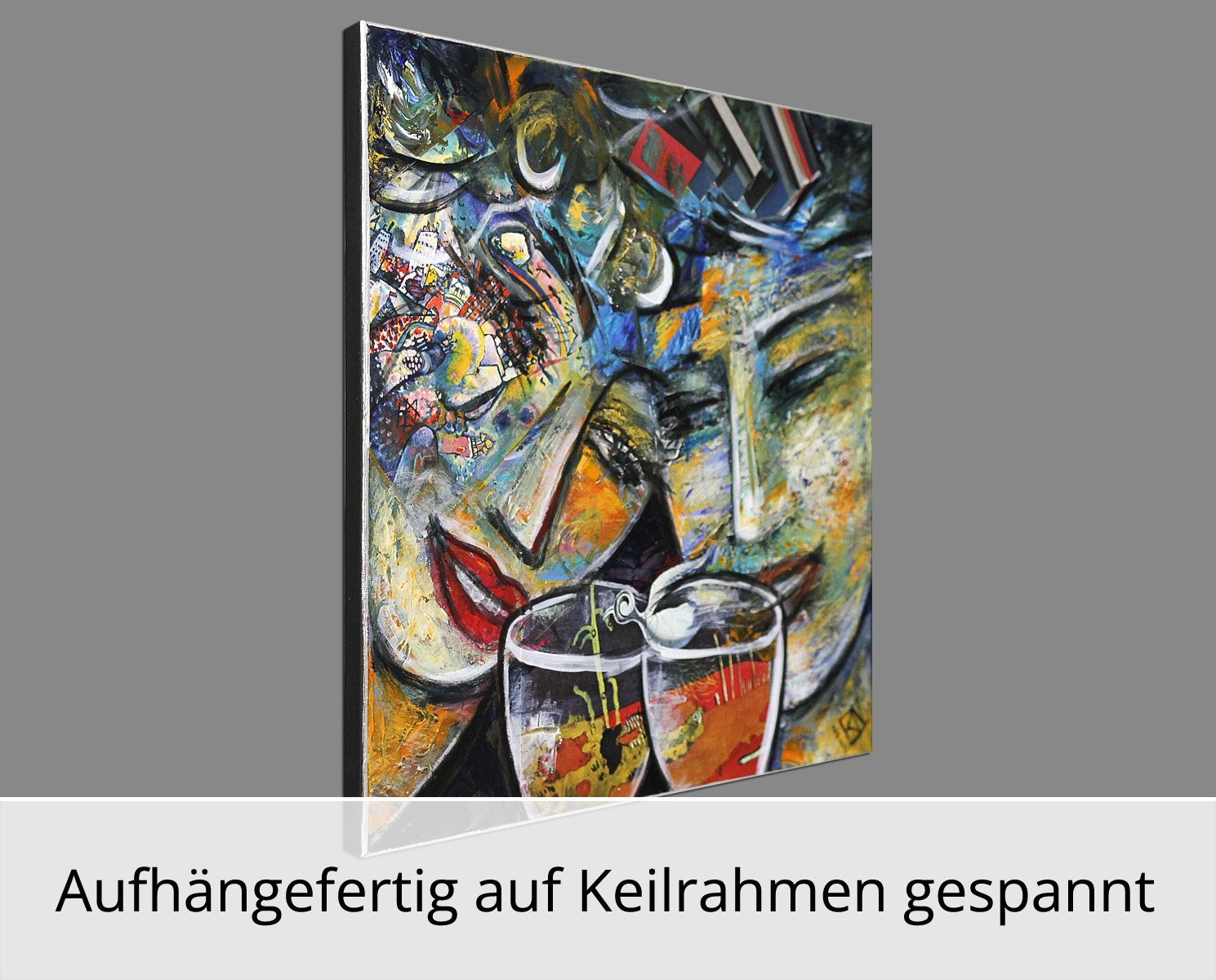 Moderne Kunst: Weltliche Freuden II, K. Namazi, Original/Unikat