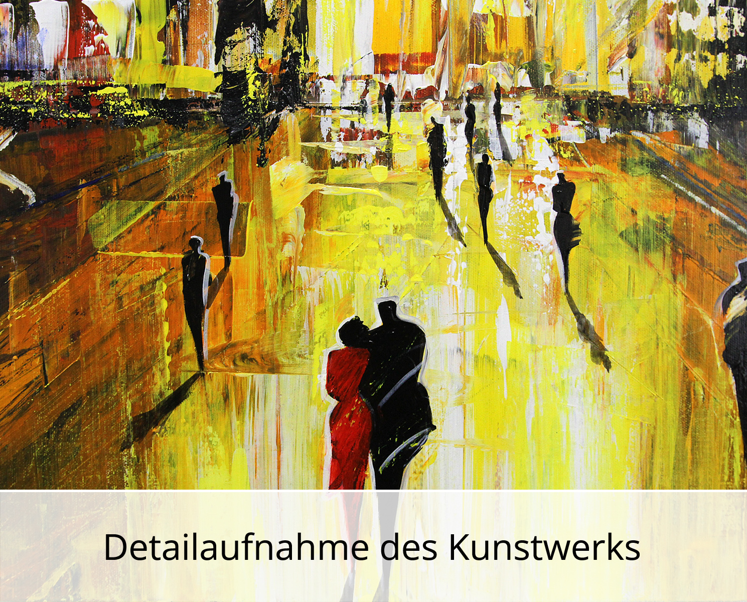 Acrylgemälde , K. Namazi: "Urbane Fokussierung I", (Original/Unikat)