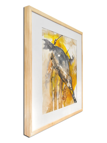 Moderne Kunst, E.v.d.Meer/BioART: "BIO- ART 7: BIRD 1"