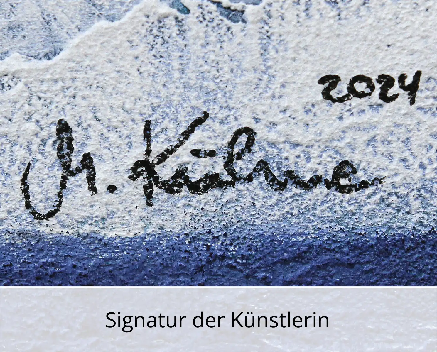 M.Kühne: "Golden Horizon II", modernes Originalgemälde (Unikat)