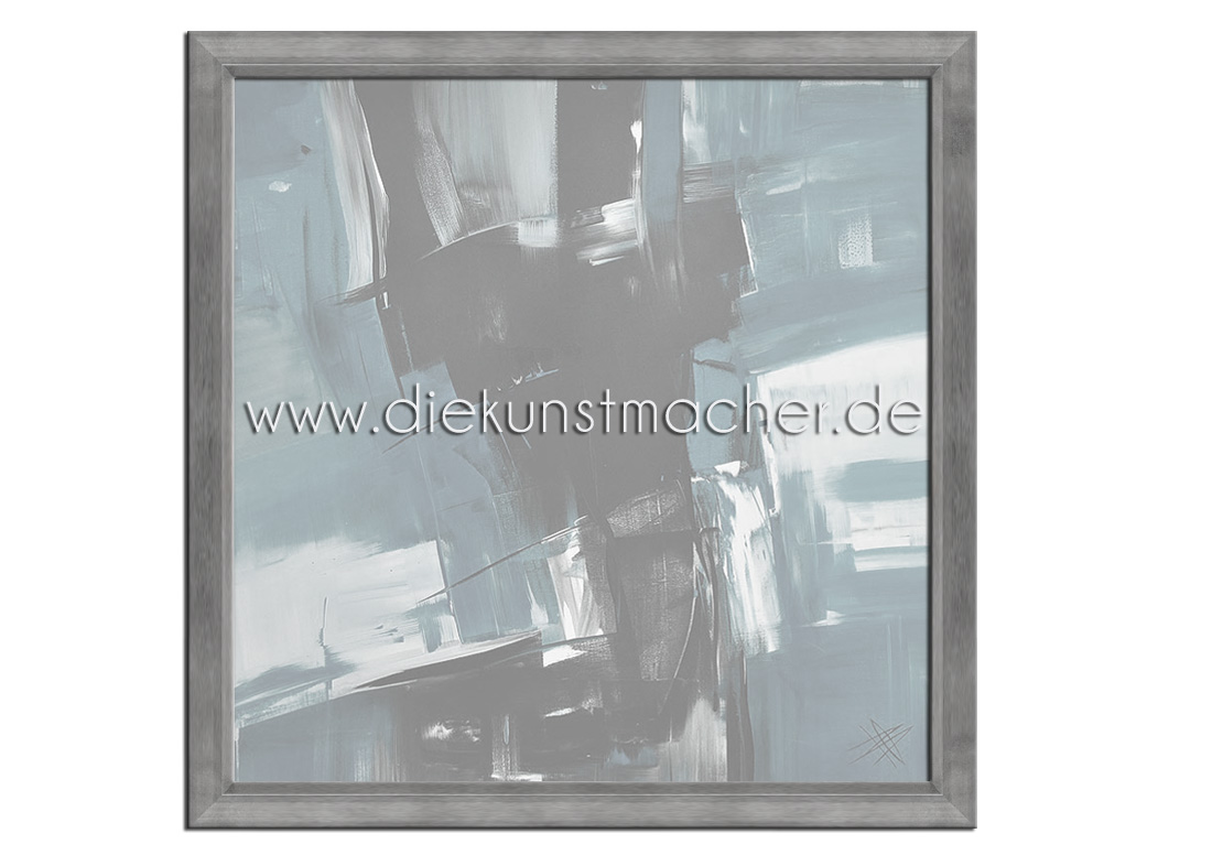 Premium Bilderrahmen Holz Silber HR-350064-s, inkl. Blendrahmbleche