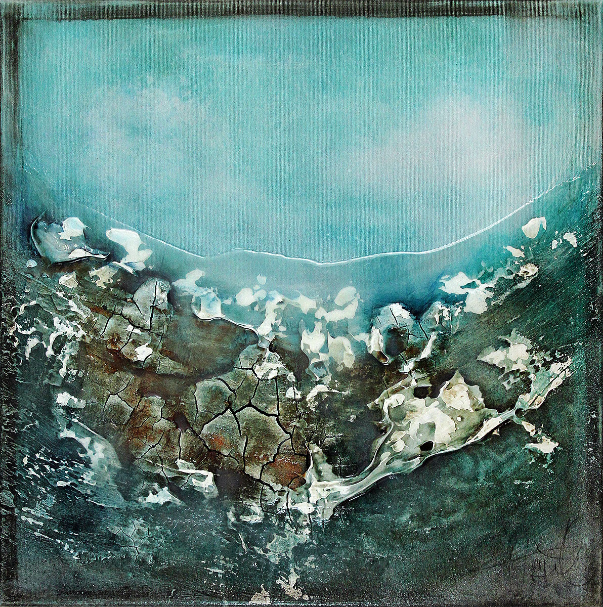 A. Freymuth: "Seascape II", Originalgemälde (Unikat) (A)